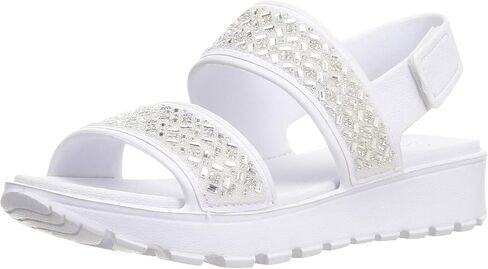 Skechers women's Foamies Footsteps-Glam Party Wedge Sandal in Saudi Arabia