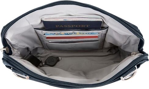 Travelon Women's Classic Convertible Crossbody & Waist Pack, Black, 8 x 7 x 2 in Kuwait