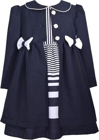 Young Girls Navy Sailor Dress Nautical in Kuwait
