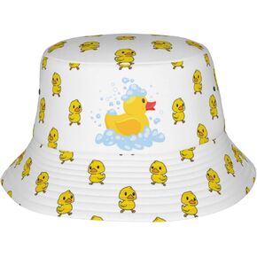 Duck Bucket Hat for Men Women Teens Packable Cute Animal Sun Hats Fisherman Hat Cap