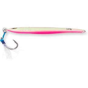 120g Offshore Jigs - Multi Species. Packs: 1, 5, 10. Green, Pink. Pro-Grade.