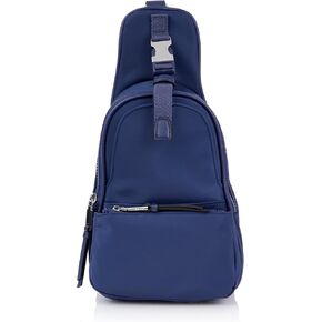 Calvin Klein Shay Organizational Sling Backpack, Medieval Blue,One Size