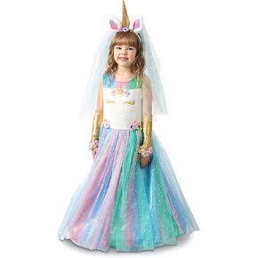 Lovely Lady Unicorn Dress Child's Costume