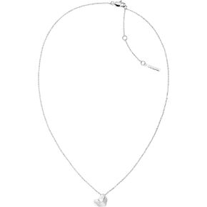 Calvin Klein Women's Pendant Necklace: Faceted Heart Design for All Occasions