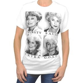 Official The Golden Girls Graphic White T-Shirt - For Friends and Fans of The Acclaimed Television Show