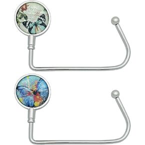 Purse Hooks for Table and Bars,Long Gold Instant Purse Hanger Organizers Hooks Handbag Holder Pocketbook Holder Bag Storage for Desk Bag Hook,Purse Table Hook Hanger Bag,Table Purse Hanger Hook Tables