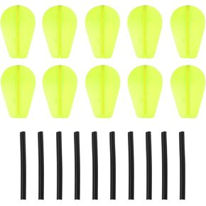 PATIKIL Fishing Float Foam, Water Drop Strike Indicator Bobber Teardrop Floating for Crappie Trout Bass Fly Fishing