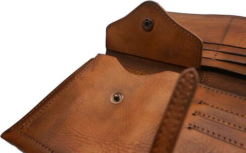 LETEULO Wallets for Women Genuine Leather Card Organizer Dip Dye Coin Purse Ladies Ultrathin Wallets in Saudi Arabia