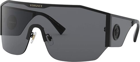 Versace Man Sunglasses Black Frame, Dark Grey Lenses, 0MM in Saudi Arabia