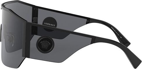Versace Man Sunglasses Black Frame, Dark Grey Lenses, 0MM in Saudi Arabia