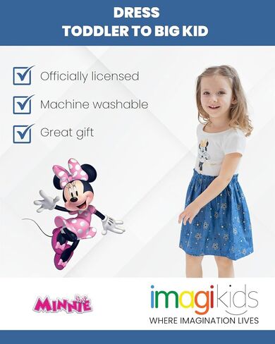 Disney Minnie Mouse Princess Jasmine Belle Ariel Girls Dress Toddler to Big Kid in Saudi Arabia