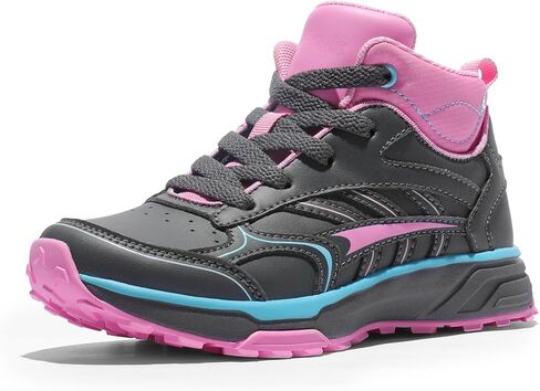 DREAM PAIRS Kids Hiking Boots Boys Girls High-Top Shoes Outdoors DuraPlay Lace-Up Lightweight Hiking Sneakers in Saudi Arabia