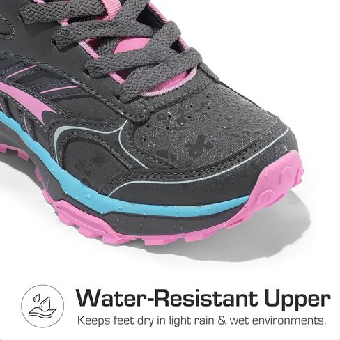 DREAM PAIRS Kids Hiking Boots Boys Girls High-Top Shoes Outdoors DuraPlay Lace-Up Lightweight Hiking Sneakers in Saudi Arabia