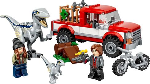 Lego Jurassic World Blue and Beta Velociraptor Capture 76946 - Features Truck, 2 Indoraptor Dinosaur Toys, Action Minifigures, Dominion Movie Inspired Set, Great Gift for Kids Aged 6+ Years in Saudi Arabia