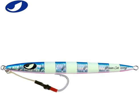 OCEAN CAT المياه المالحة الرقص سرعة القفز السحر القفز البطيء، القفز العمودي السحر الاصطناعي الرصاص المعادن المسطحة الرقص الطعوم القفز إغراء الصيد الرقص in Kuwait