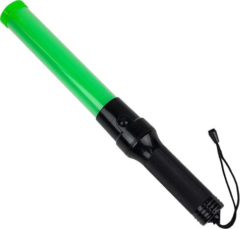 RK 16-Inch Signal Traffic Wand Baton LED Flashlight with Wrist Strap, Blue Finish in Saudi Arabia