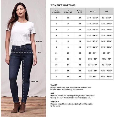 Levi's Women's 721 High Rise Skinny Jeans (Also Available in Plus) in Saudi Arabia