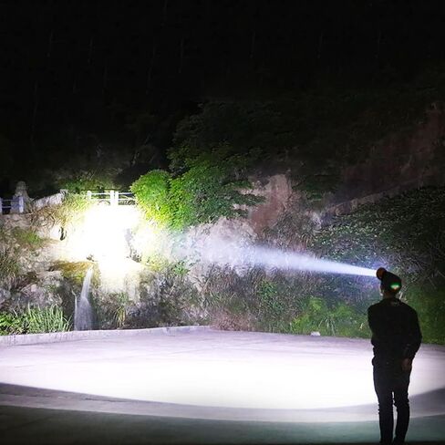 Hunting Headlamp for Adults, LED Super Bright Headlamps with Back Battery Pack, Wide Spot Beam, Charge for Cell Phone, for Power Outages, Camping, Emergency in Saudi Arabia