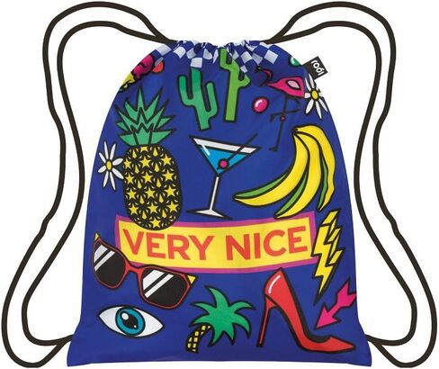 LOQI METALLIC Gold/Blue Backpack in Kuwait