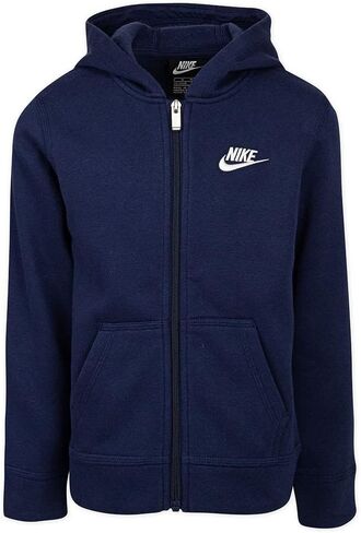 Nike Boy's Club Fleece Full Zip Hoodie (Little Kids) in Saudi Arabia