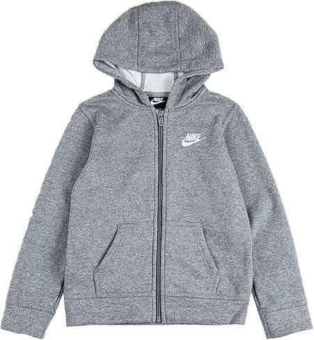 Nike Boy's Club Fleece Full Zip Hoodie (Little Kids) in Saudi Arabia