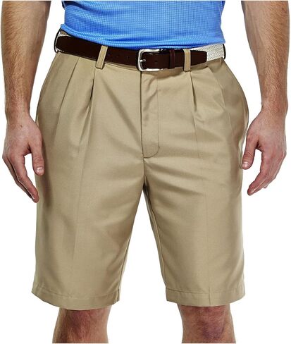 شورت رجالي من Haggar Cool 18 Gabardine مطوي in Saudi Arabia