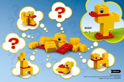 Lego - 30541 - Build a Duck - Yellow Duck 10 pcs Age 6+ in Saudi Arabia