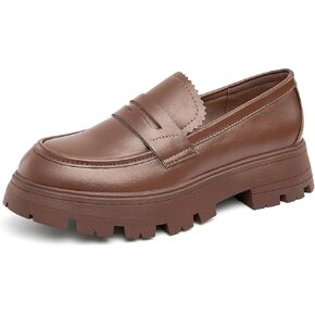 Cestfini Platform Loafers for Women - Chunky Loafers Women Shoes Penny Loafers Slip On Comfort Casual Fashion Business Work Shoes