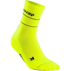 CEP reflective mid-cut socks, black, men IV