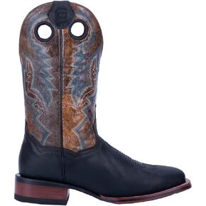 Dan Post Mens Deuce Square Toe Casual Boots Mid Calf - Black, Brown