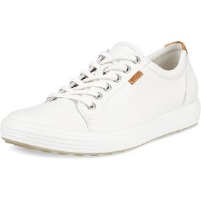 ECCO Women's Soft 7 Sneaker, White, 9-9.5