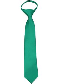 Buy Your Ties Mens Extra Long Solid Zipper Necktie