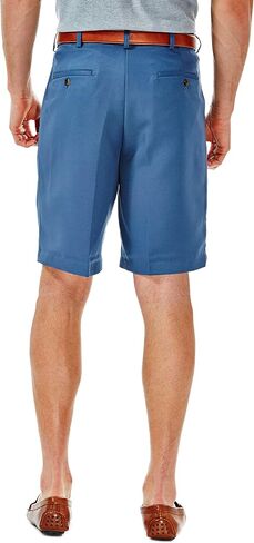 Haggar Men's Cool 18 Classic Fit Pleat Front Expandable Waistband Short (Regular and Big & Tall Sizes) in Saudi Arabia