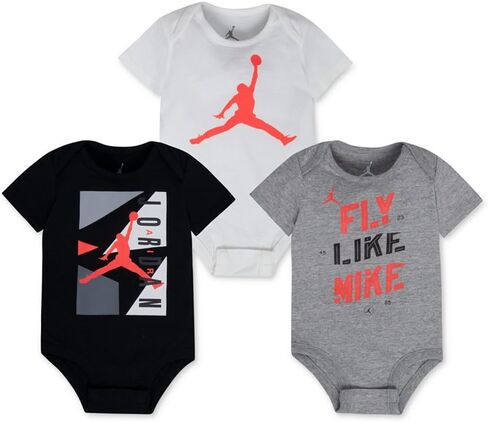 Nike 3 Pack Infant Baby Bodysuits in Saudi Arabia