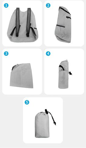 Lightweight Foldable Backpack Packable Small Shoulder Bag Waterproof Travel Hiking Camping Daypack for Women Men in Saudi Arabia