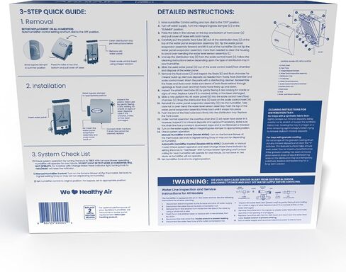 استبدال فلتر مرطب لوحة المياه AprilAire 45 لموديلات ترطيب المنزل بالكامل AprilAire 400، 400A، 400M (عبوة من قطعتين) in Kuwait