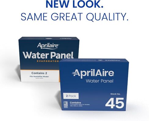 استبدال فلتر مرطب لوحة المياه AprilAire 45 لموديلات ترطيب المنزل بالكامل AprilAire 400، 400A، 400M (عبوة من قطعتين) in Kuwait