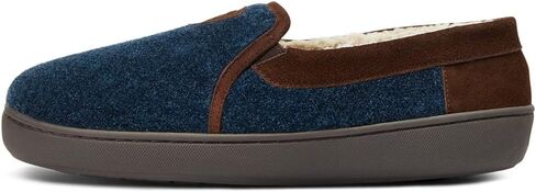 ARIAT Men's Lincoln Wool & Suede Warm Soft Comfortable Indoor Outdoor Slippers with Sherpa Lining & TPR Soles in Kuwait