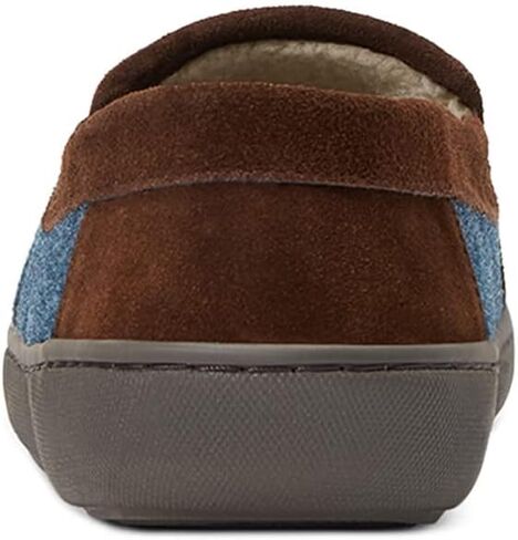 ARIAT Men's Lincoln Wool & Suede Warm Soft Comfortable Indoor Outdoor Slippers with Sherpa Lining & TPR Soles in Kuwait