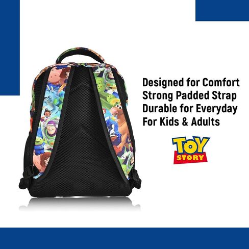 Disney Toy Story Backpack For Kids | Woody, Buzz Lightyear Bookbag For Toddlers, Boys, Girls | Officially Licensed Pixar Backpacks For Toys in Kuwait