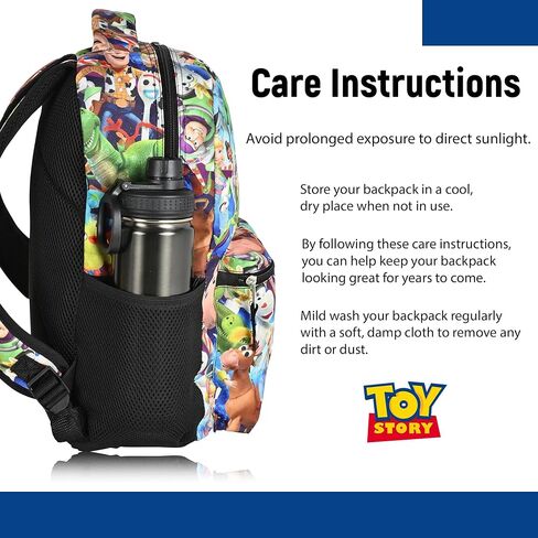 Disney Toy Story Backpack For Kids | Woody, Buzz Lightyear Bookbag For Toddlers, Boys, Girls | Officially Licensed Pixar Backpacks For Toys in Kuwait