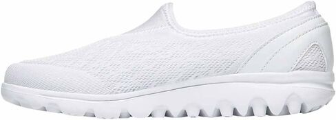 Propét Womens TravelActiv Slip-on Fashion Sneakers, Black, 11 Wide US in Kuwait