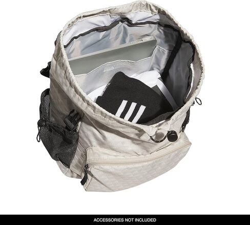 adidas Saturday Sport Fashion Compact Small Backpack, Ice Lavender/White, One Size in Saudi Arabia