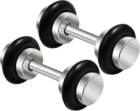 2 قطعة الفولاذ المقاوم للصدأ 16 جرام 1.2 مللي متر الأسود O-خواتم الغشاش التوصيل القرط الوهم مقياس الأذن الفص ثقب المجوهرات رؤية المزيد من الأحجام in Kuwait