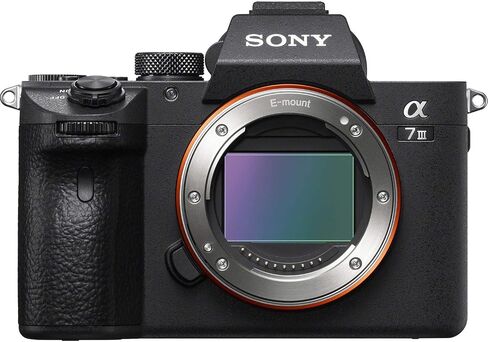 Sony a7 III ILCE7M3/B Full-Frame Mirrorless Interchangeable-Lens Camera with 3-Inch LCD, Black with 20mm F1.8 Lens in Kuwait