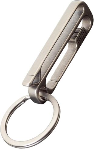 سلسلة مفاتيح وحلقة مفاتيح من JVCOM من التيتانيوم، سلسلة مفاتيح فتاحة الزجاجات، مشبك مفتاح حزام التحمل، سلسلة مفاتيح EDC بسيطة. in Kuwait