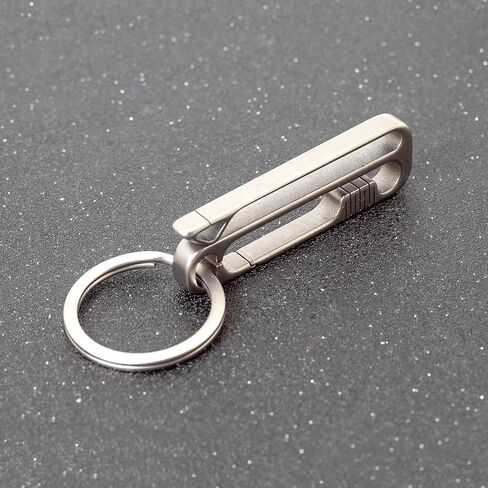 سلسلة مفاتيح وحلقة مفاتيح من JVCOM من التيتانيوم، سلسلة مفاتيح فتاحة الزجاجات، مشبك مفتاح حزام التحمل، سلسلة مفاتيح EDC بسيطة. in Kuwait