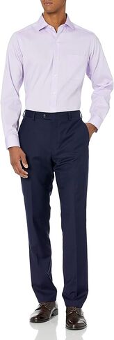 قميص رجالي بأزرار سفلية وياقة منتشرة ومصمم خصيصًا وغير قابل للكي in Kuwait