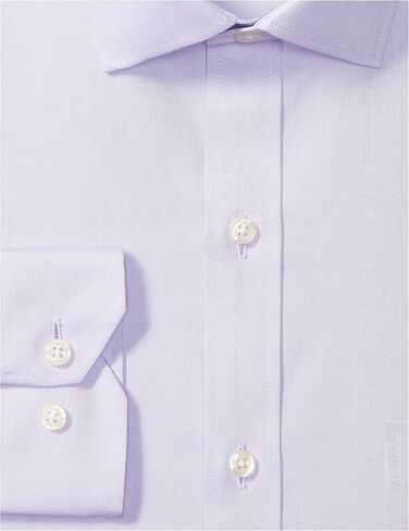 قميص رجالي بأزرار سفلية وياقة منتشرة ومصمم خصيصًا وغير قابل للكي in Kuwait