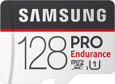 Samsung PRO Endurance 128GB microSDXC Memory Card with Adapter | microSD for Dash Cam, Body Cam, and Security Camera – Class 10, U1, V10 (‎MB-MJ128KA/AM) in Saudi Arabia